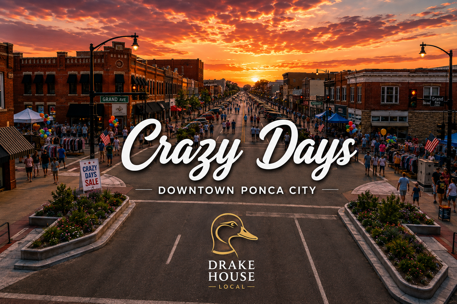 Crazy Days Returns to Downtown Ponca City August 7 and 8